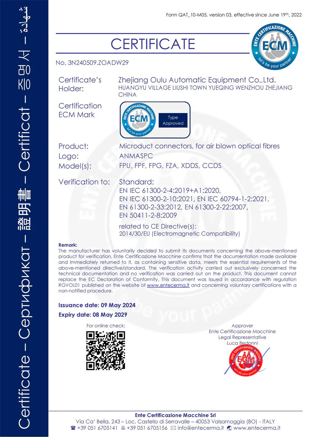 CE certification