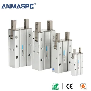 180 degree open close finger cylinder MHY2 Series Mhy2-10D Double-Acting Aluminum Finger Clamp Pneumatic Cylinder Factory Direct gallery image 4
