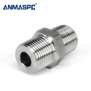 304 Stainless Steel Male Pipe Coupling Fast Dust Connector Hexagan Adapter Pneumatic Fitting gallery image 2