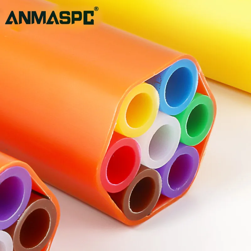 7 жолдуу 12/8 мм HDPE микродукт түтүк галерея сүрөтү 1