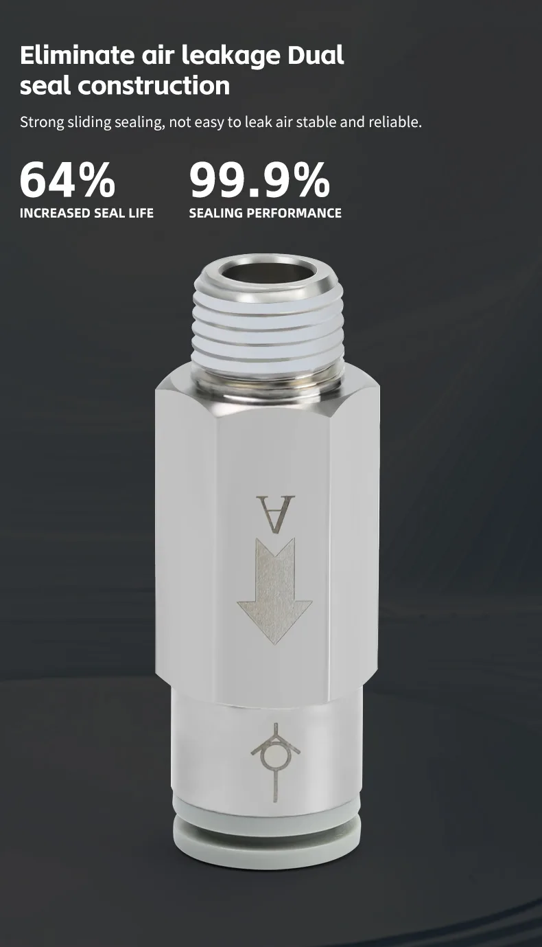 AKH Direct Connection One-Way Valve Type A Pneumatic Fitting detail image 5