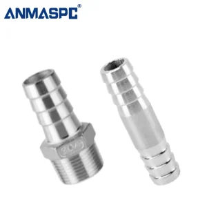 ANMASPC Stainless Steel 304 3/8"3/4 Way L/T type Hose Barb Tube Fitting Pagoda Joint Pipe Accessories gallery image 4