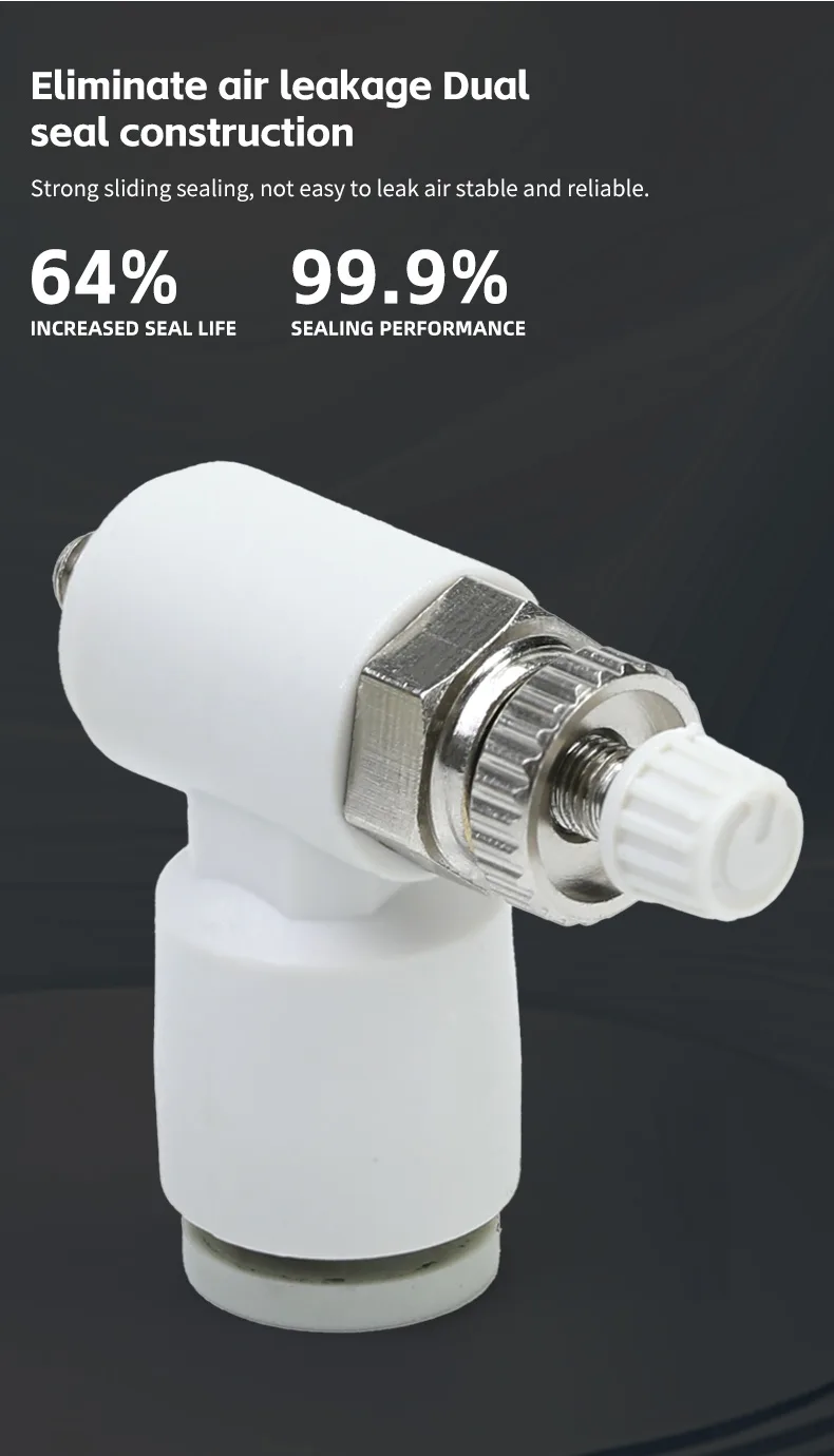 AS Elbow-Type Speed Control Valve pneumatic fittings detail image 5