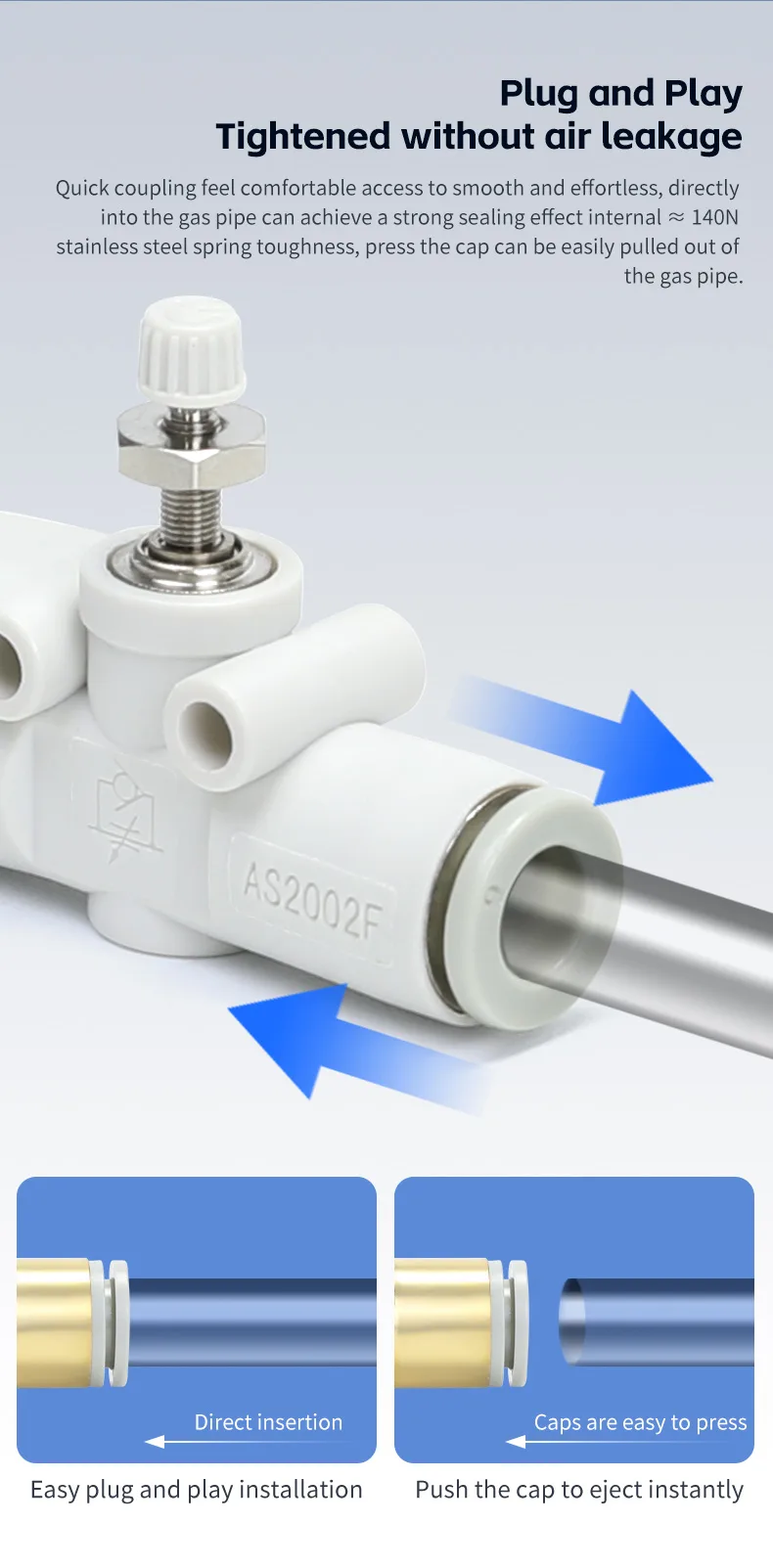 AS2002F Pneumatic Fitting detail image 4
