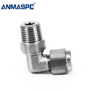 BL Stainless Steel Elbow Connector With Internal Thread For Pneumatic Hexagonal Tube Quick Couplings gallery image 1