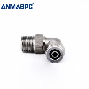 BL Stainless Steel Elbow Connector With Internal Thread For Pneumatic Hexagonal Tube Quick Couplings gallery image 2