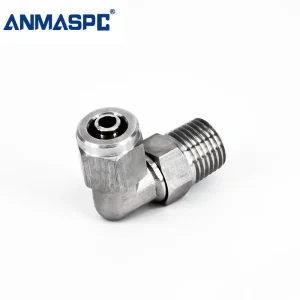 BL Stainless Steel Elbow Connector With Internal Thread For Pneumatic Hexagonal Tube Quick Couplings gallery image 4