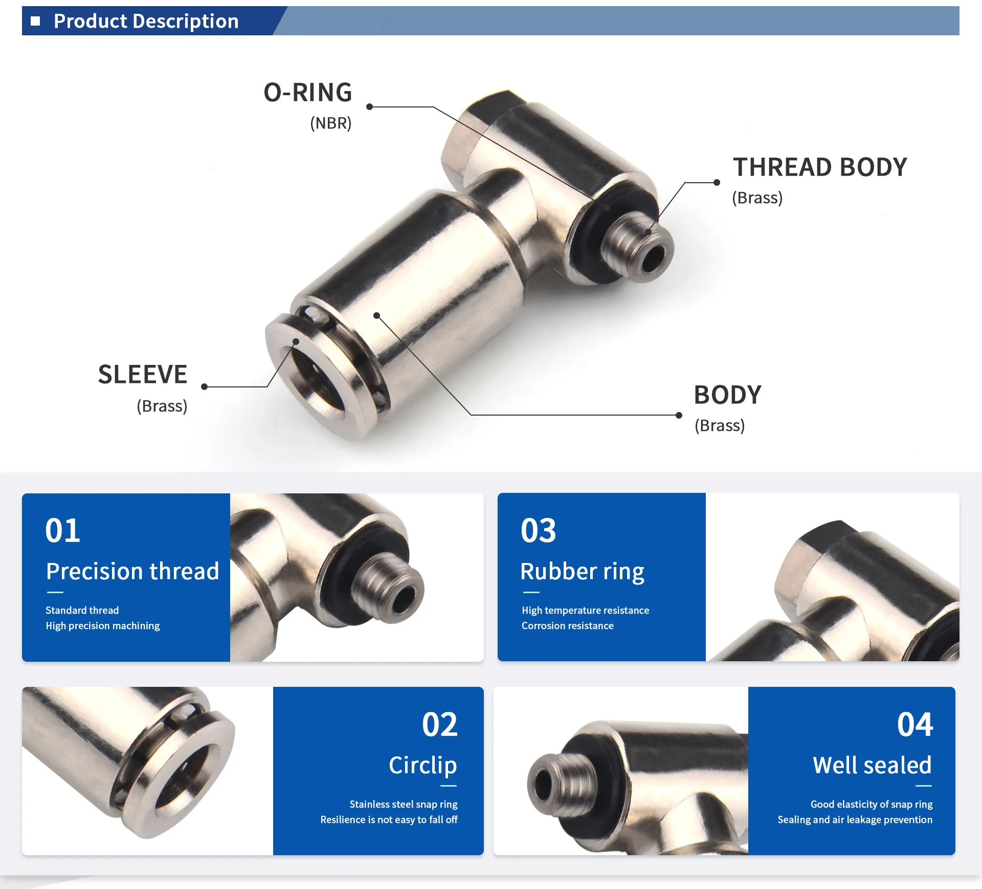 brass fittings Lock Speed Control Valve detail image 2