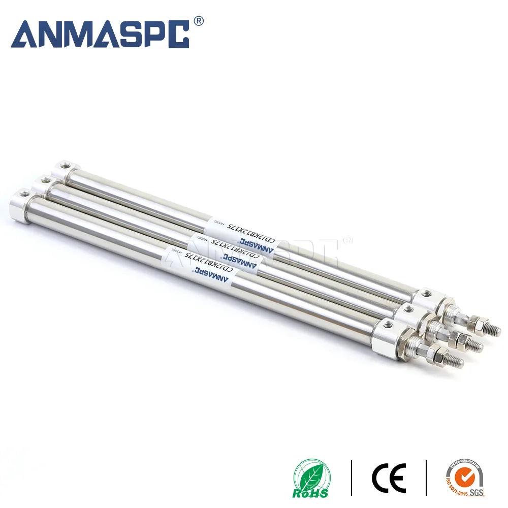 CDJ2KB Series Mini Air Cylinder Stainless Steel Standard Type Double Acting Single Rod SMC Pneumatic Cylinder Auto Magnetic gallery image 1