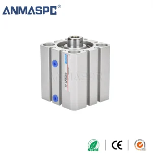 CQSB Thin Pneumatic Rotary Cylinder - Stainless Steel & Aluminum gallery image 2