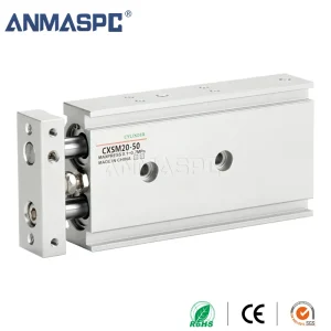 CXSM New Pneumatic Cylinder Series Aluminium Piston Cylinder Construction Farm Printing Industries Core Piston Bearing gallery image 2