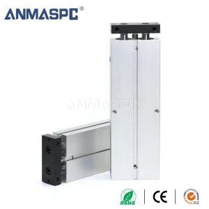 Double Acting Double Rod Miniature Cylinder TN Series 32mm Diameter Guideway Double Shaft Acting Guideway Air Cylinder gallery image 6