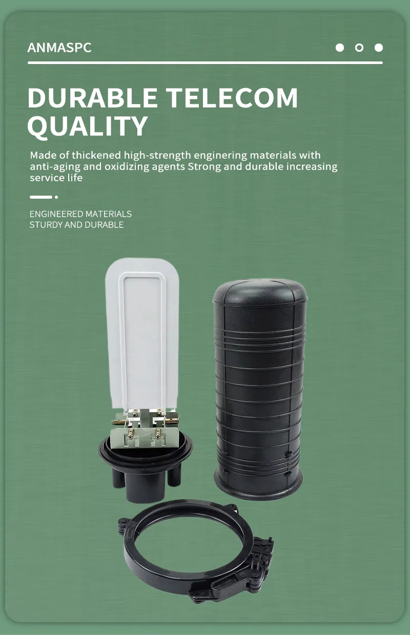 Factory supply fiber optic communication equipment fiber optic splice closure 96 core dome GJS-D96-06 detail image 3