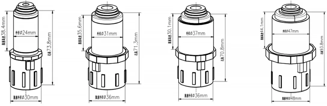 FIBER OPTIC SIMPLEX DUCT PLUG detail image 3