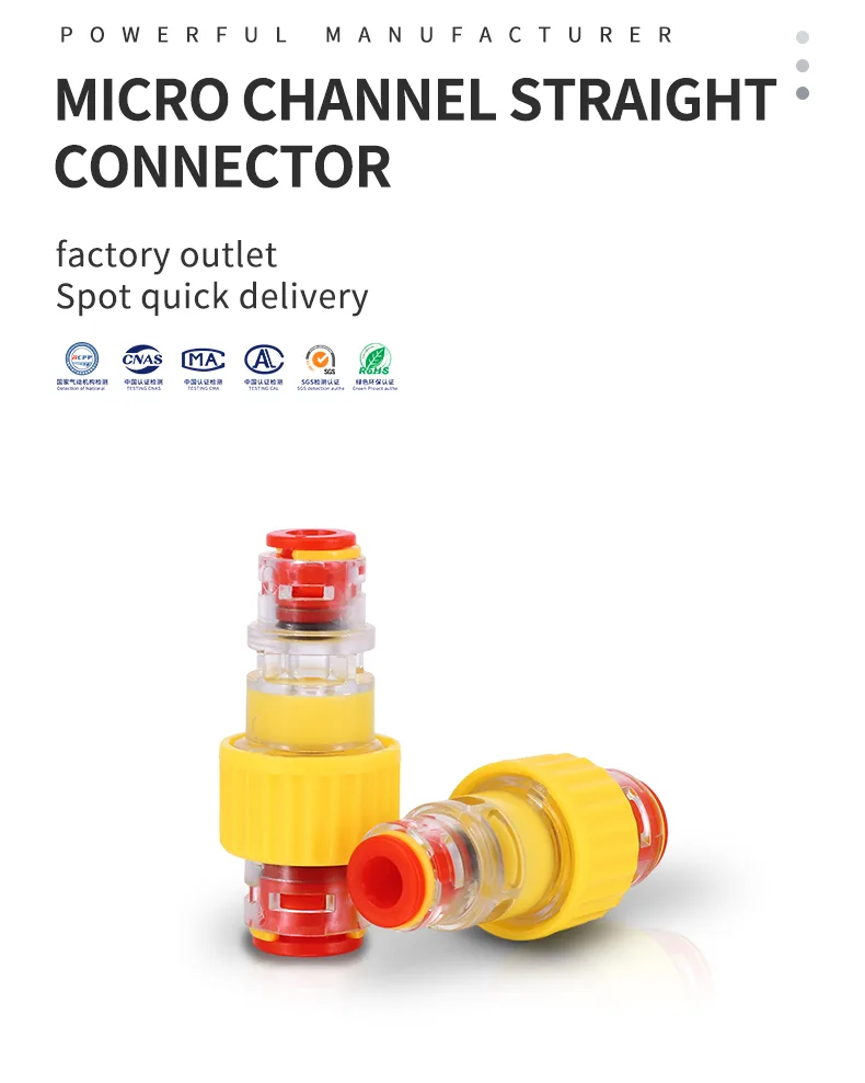 FZA14/12 7-10 Straight Microduct Gas Block Connector detail image 2
