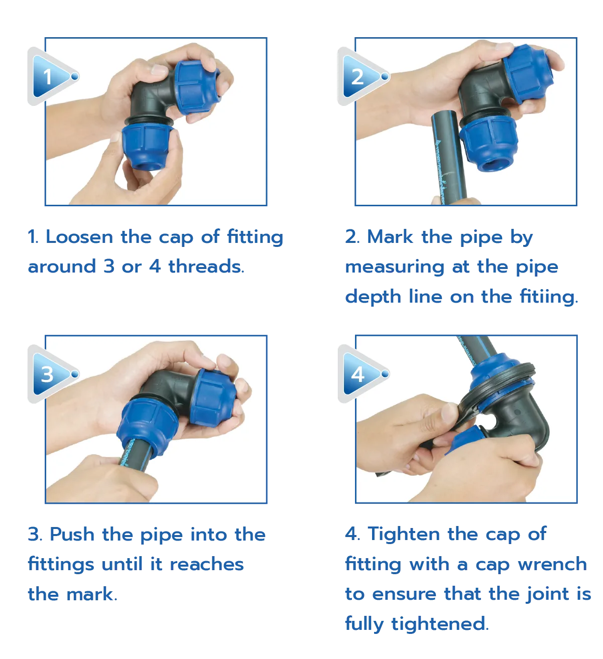 HDPE Pipe Fitting 20-110 mm detail image 3