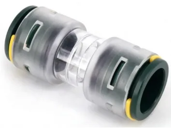 HDPE Straight Microduct Connectors Optical Connector for Air Blow Products detail image 1