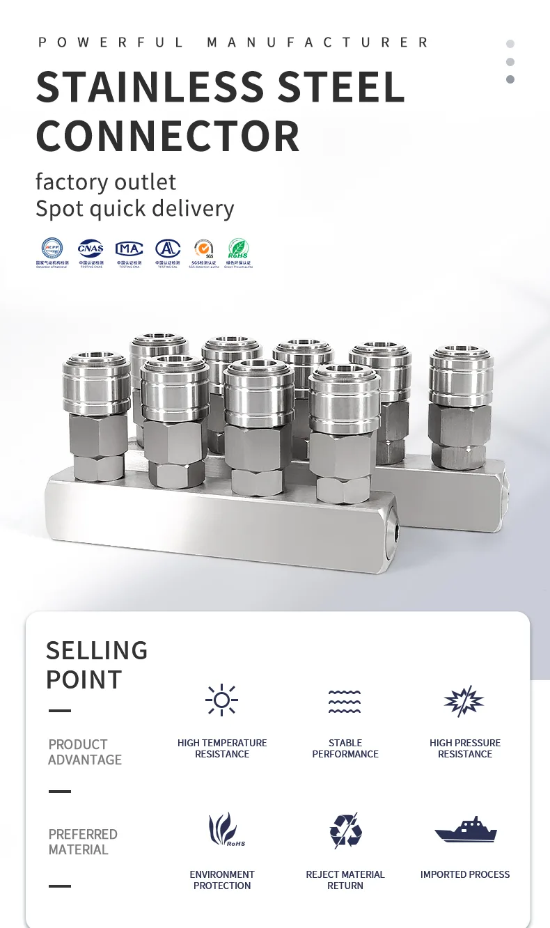 High-Pressure Pneumatic Fitting C Type detail image 1