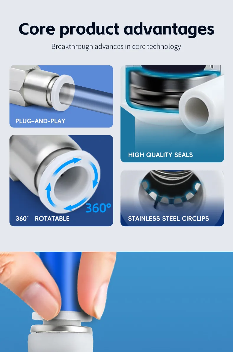 HVFF Pneumatic Fitting - Durable, High-Performance Connector detail image 2