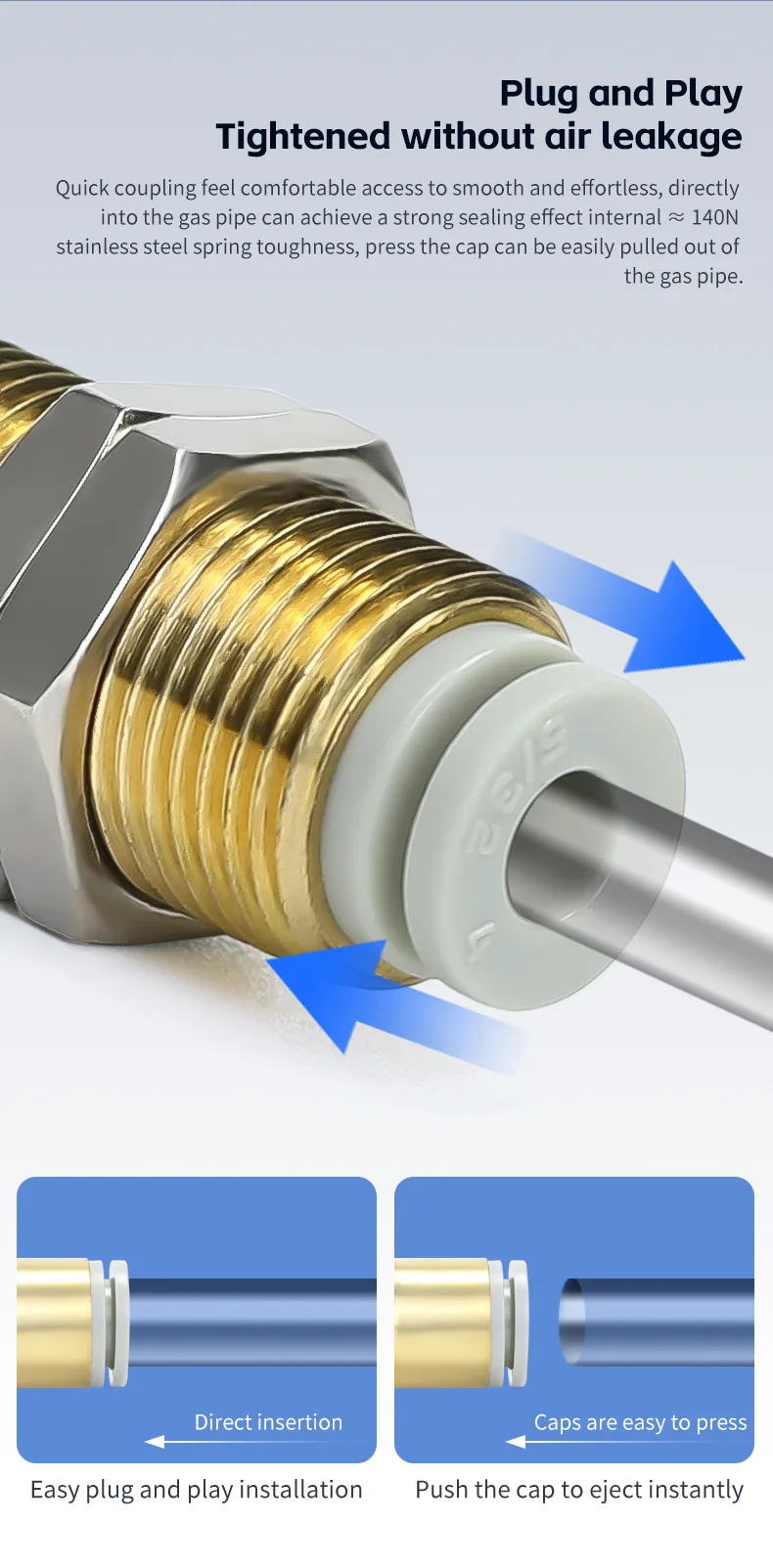 KQ2E pneumatic fittings detail image 4
