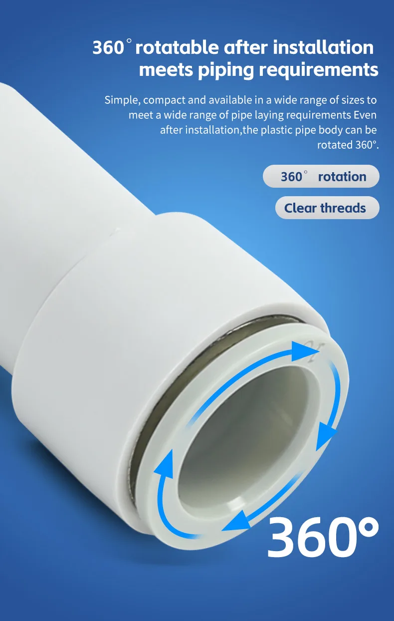KQ2H Reducer pneumatic fitting detail image 7