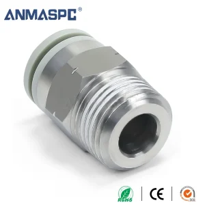 KQ2H Stainless Steel Straight Coupling Connector Pneumatic Fitting gallery image 1