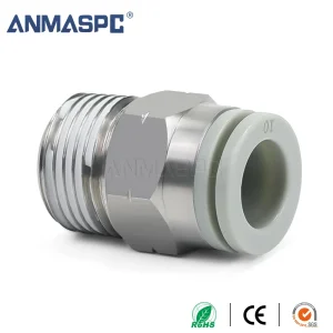 KQ2H Stainless Steel Straight Coupling Connector Pneumatic Fitting gallery image 2
