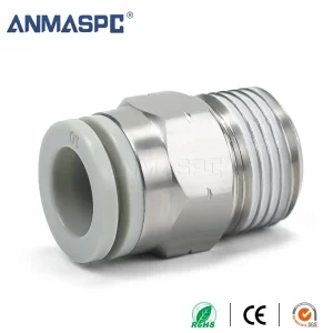 KQ2H Stainless Steel Straight Coupling Connector Pneumatic Fitting gallery image 3