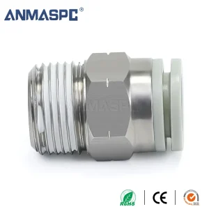 KQ2H Stainless Steel Straight Coupling Connector Pneumatic Fitting gallery image 5