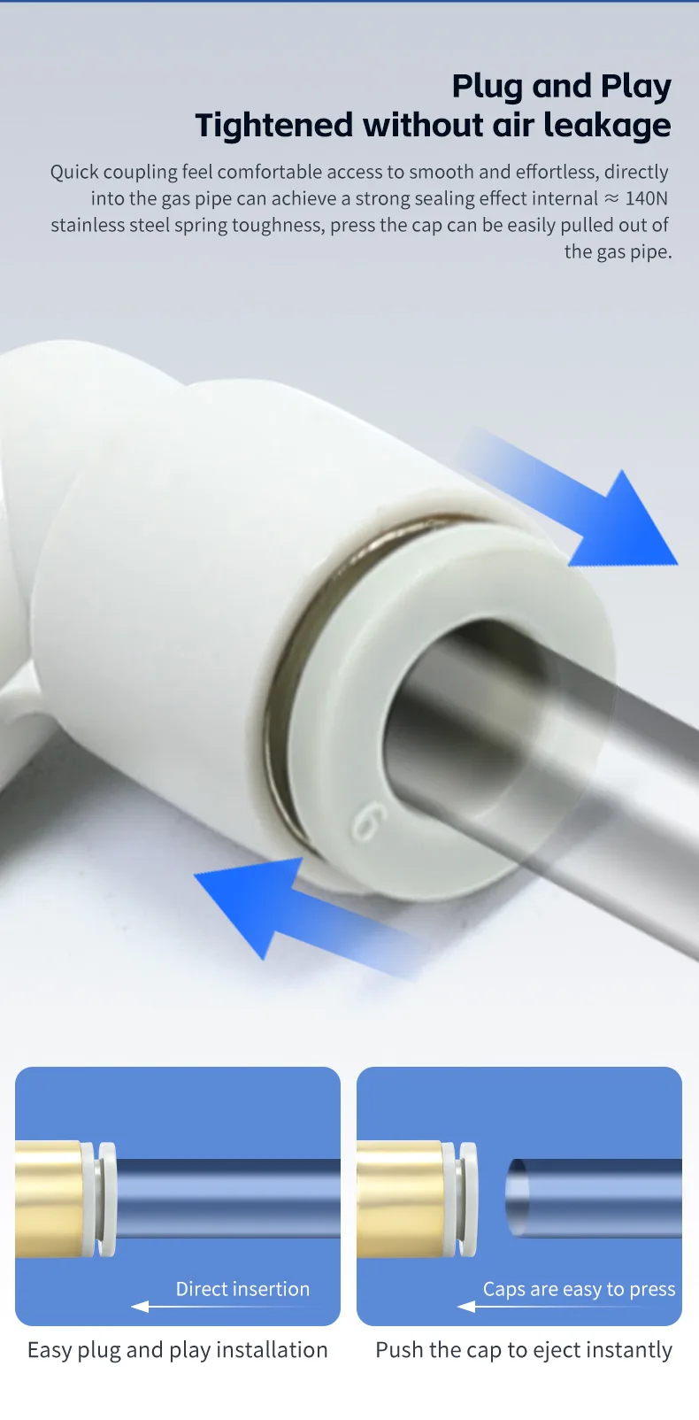 KQ2L pneumatic fitting detail image 4