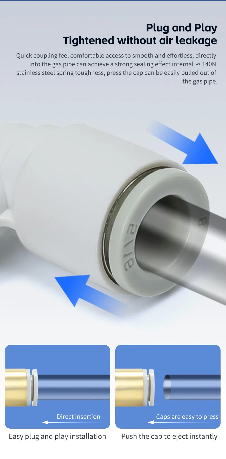 KQ2L pneumatic fitting detail image 4