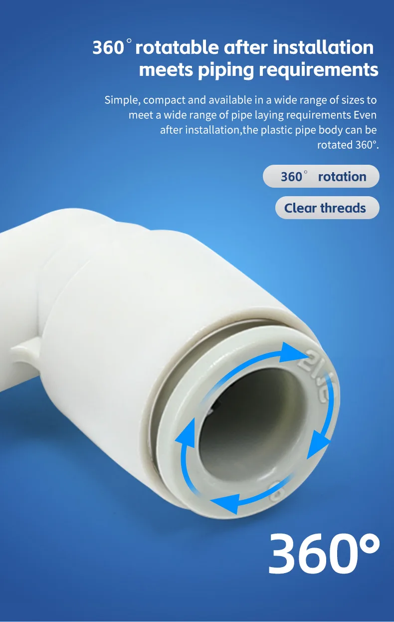 KQ2LF Elbow Connector â Durable Pneumatic Fitting detail image 7
