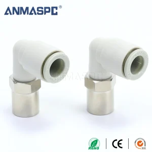 KQ2LF Elbow Connector – Durable Pneumatic Fitting gallery image 1
