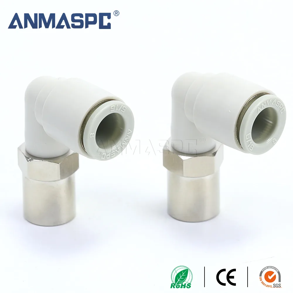 KQ2LF Elbow Connector – Durable Pneumatic Fitting gallery image 1