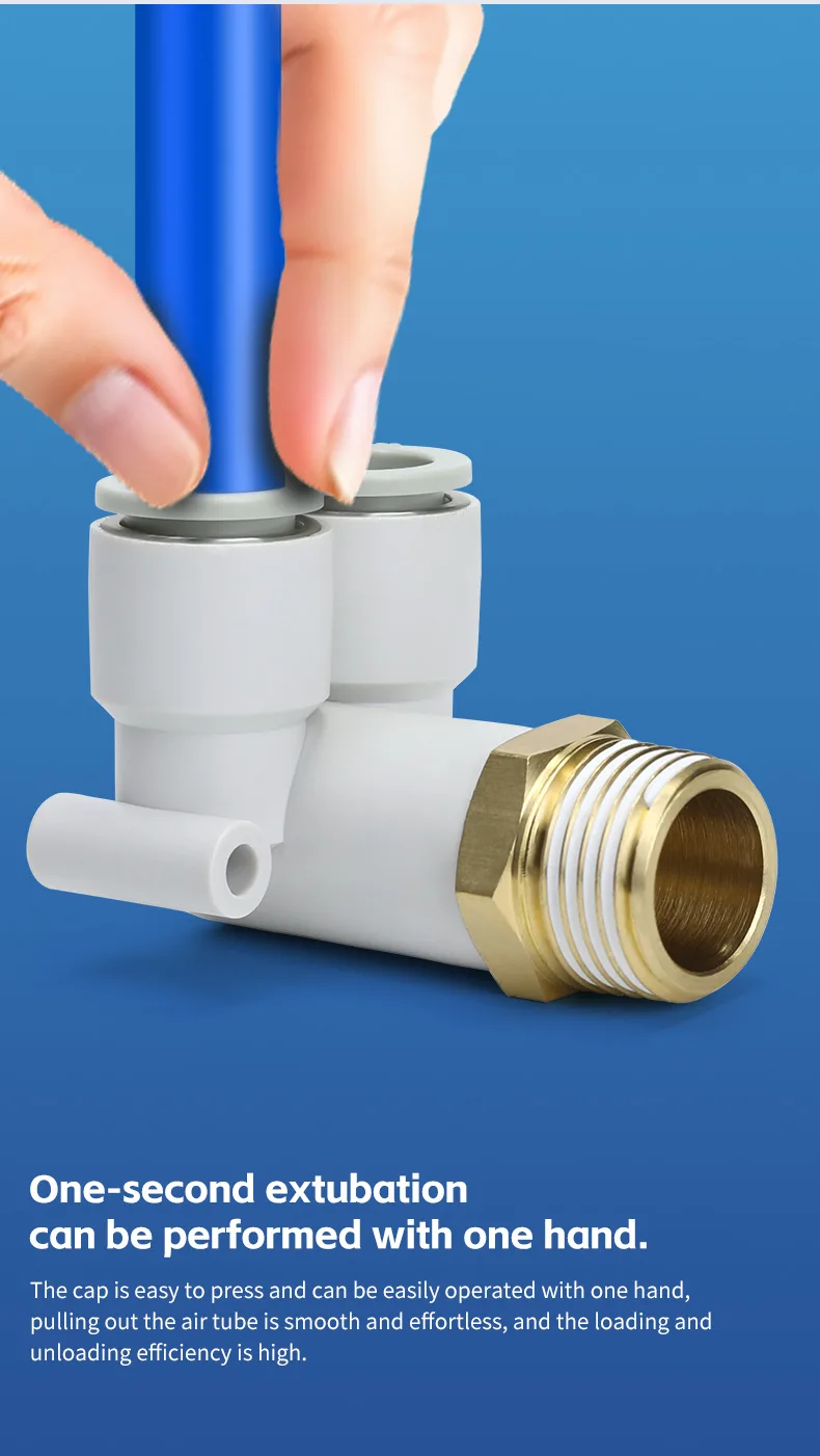 KQ2LU Double Tube Elbow Pneumatic Fitting detail image 3