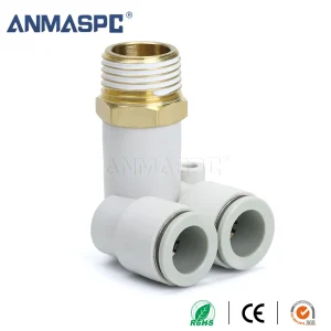 KQ2LU Double Tube Elbow Pneumatic Fitting gallery image 1
