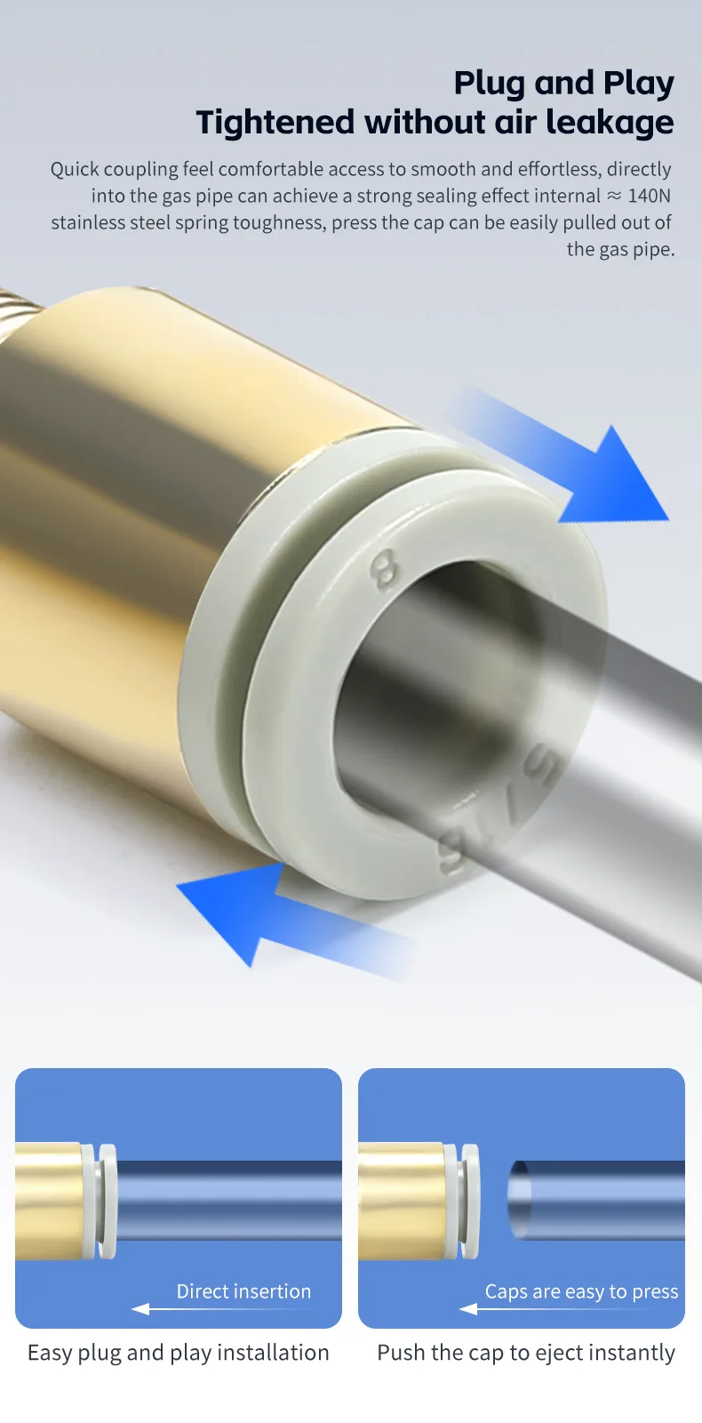 KQ2S pneumatic fitting detail image 4