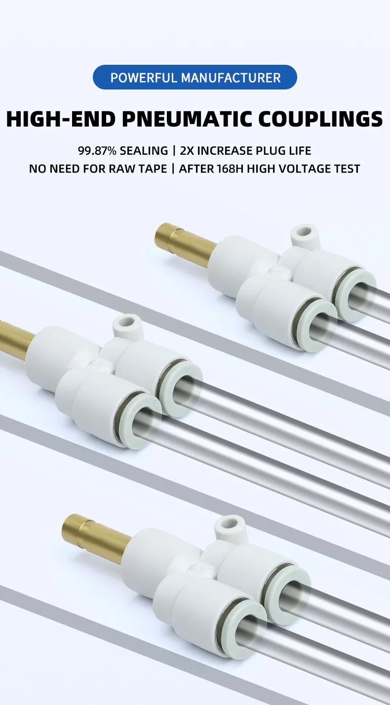 KQ2U Y-Type Pneumatic Fitting, Durable and Reliable Connector detail image 1