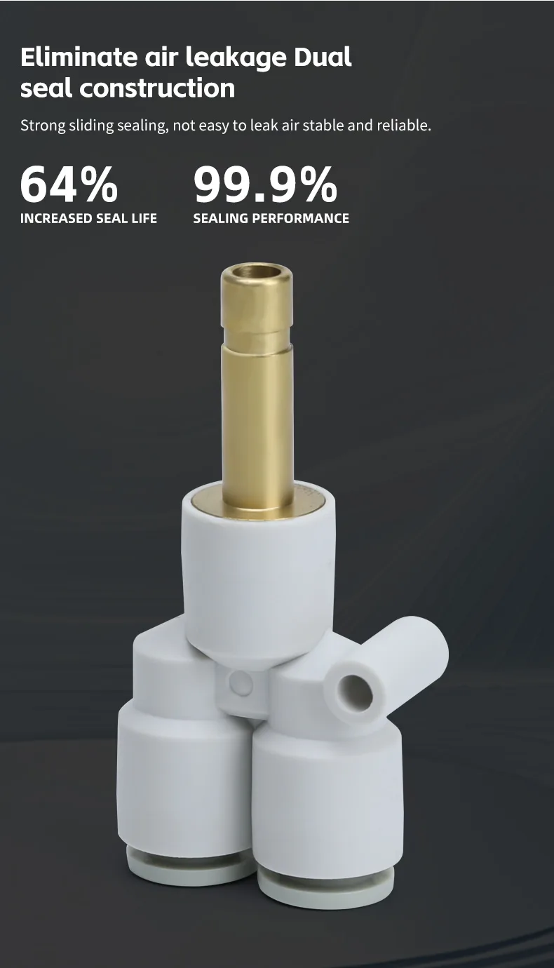 KQ2U Y-Type Pneumatic Fitting, Durable and Reliable Connector detail image 5