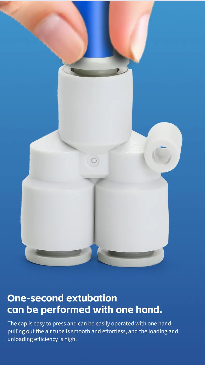 KQ2U Y type pneumatic fittings detail image 3