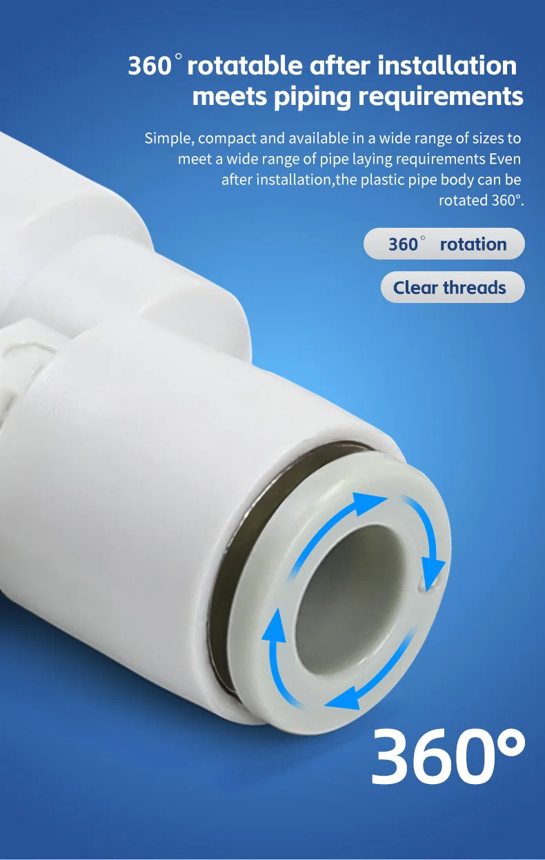 KQ2U Y type pneumatic fittings detail image 7