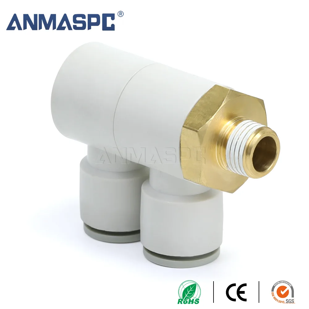 KQ2VD Two Single Pipe Universal Elbow pneumatic fitting gallery image 1