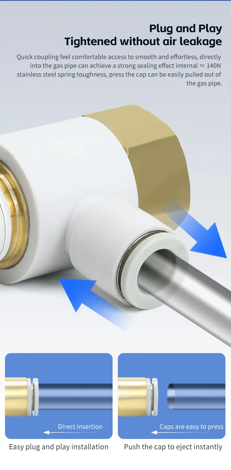 KQ2VF Pneumatic fittings detail image 4