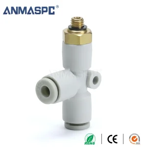 KQ2Y Auxiliary T-Type Connector for Pneumatic Systems Pneumatic Fitting gallery image 1