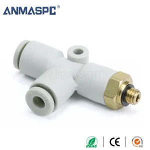 KQ2Y Auxiliary T-Type Connector for Pneumatic Systems Pneumatic Fitting gallery image 5