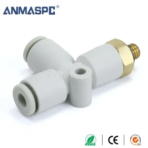 KQ2Y Auxiliary T-Type Connector for Pneumatic Systems Pneumatic Fitting gallery image 6