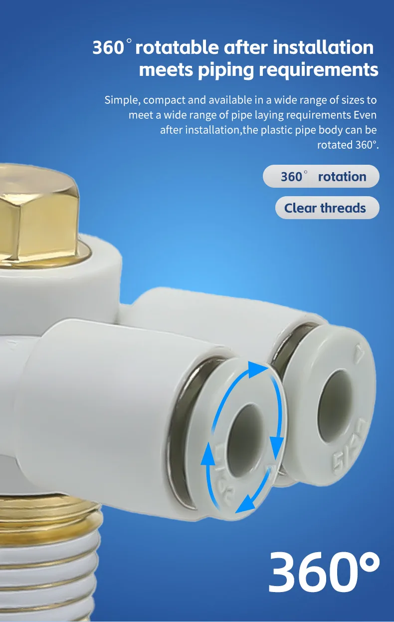KQ2Z Double Tube Universal Elbow Connector for Pneumatic Systems detail image 7