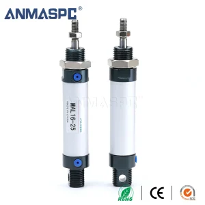 MAL Series Mini Aluminum Alloy Pneumatic Air Cylinders Piton Type New Used Piston Seal Printing Shops Construction Farm gallery image 3