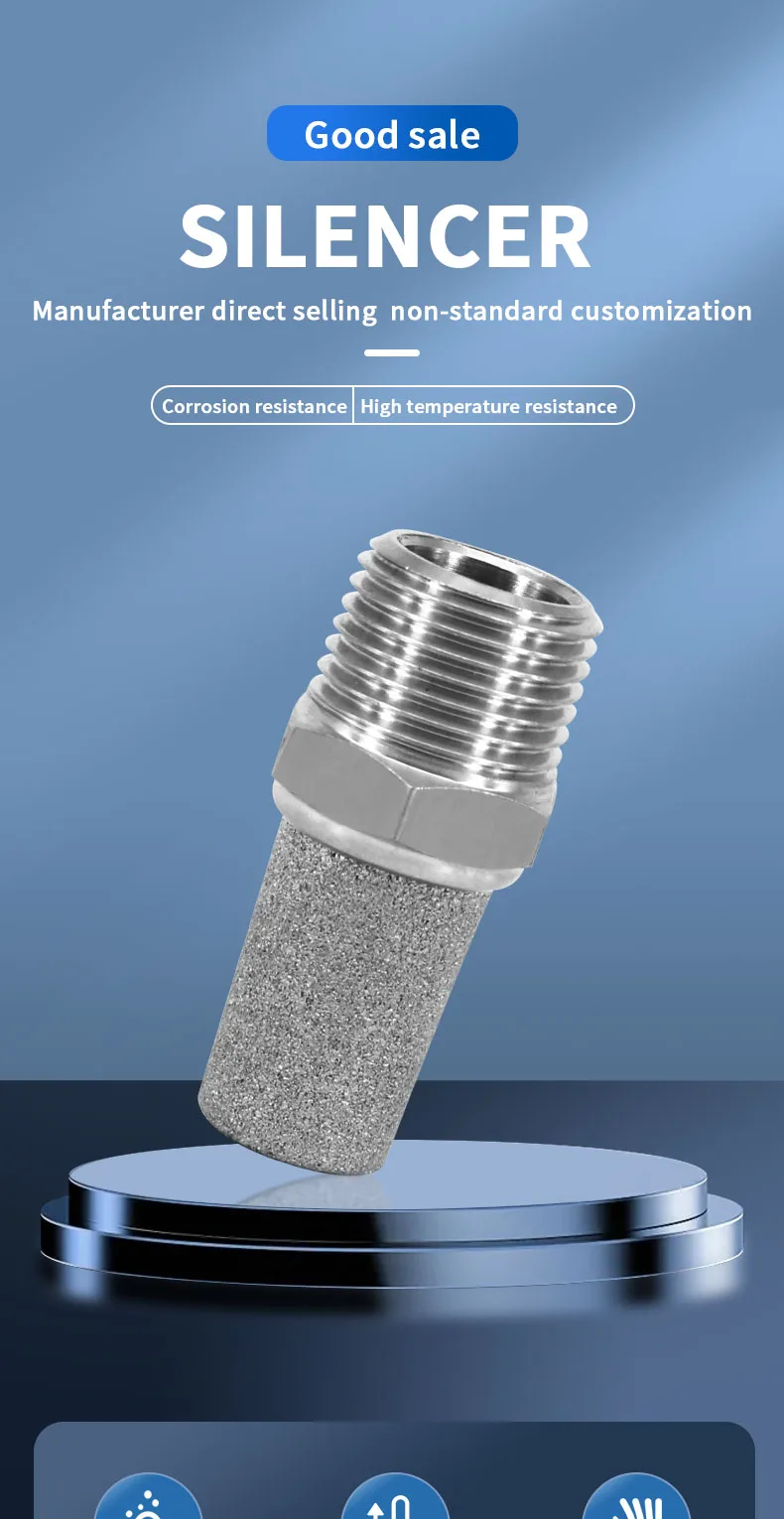 Male Thread Air Silencer detail image 1