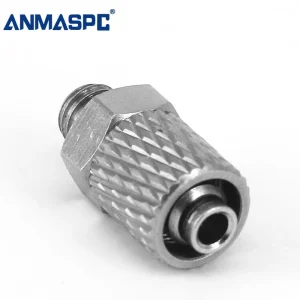 MHL Series 304 Stainless Steel Pneumatic Quick Connector Hose Air Tube Fitting Threaded Straight Plug gallery image 5